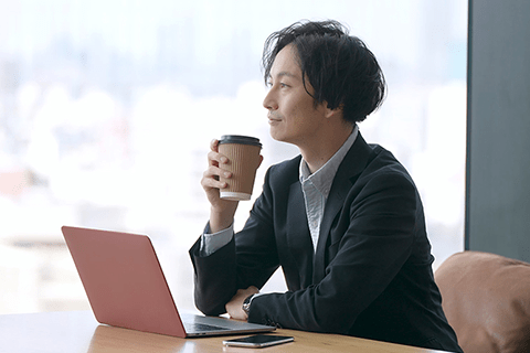 仕事中に休憩をとる