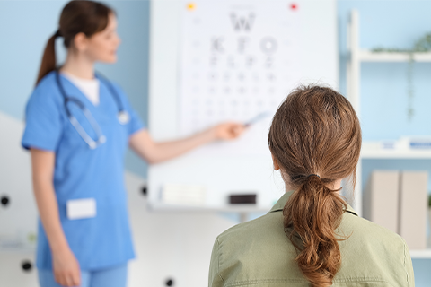 視力検査のイメージ