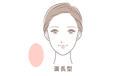 面長型イメージ